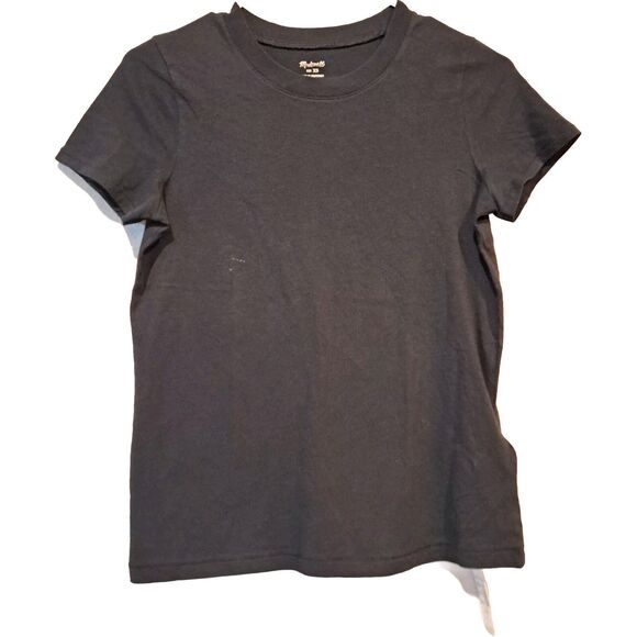 Madewell Northside Vintage Tee Short Sleeve 100% Cotton Black J8526 size XS NWT - Picture 1 of 7